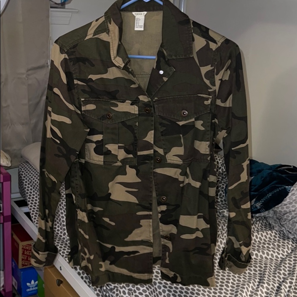 Forever 21 Camo Jacket